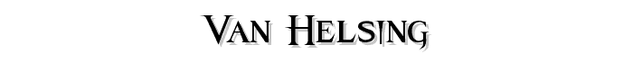 Van Helsing font